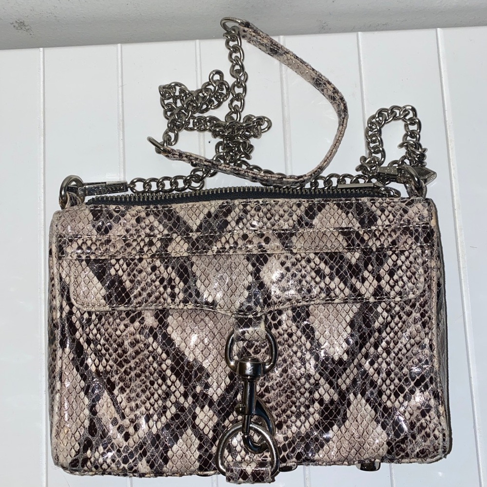 Rebecca Minkoff Crossbody Snake skin bag